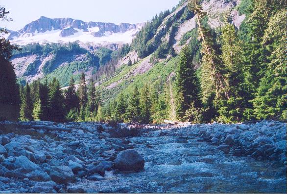 Mountains and the river
